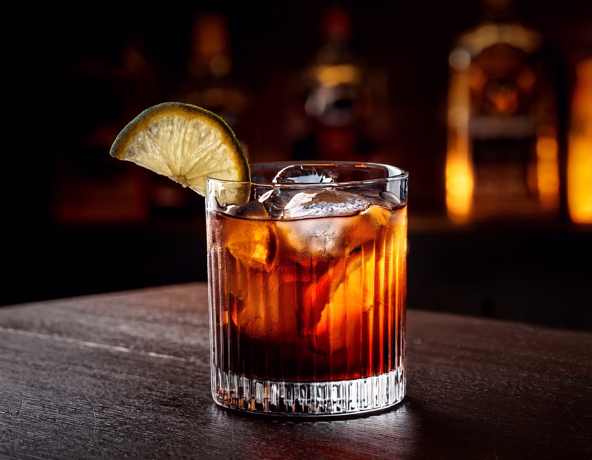 Dark and Stormy cocktail