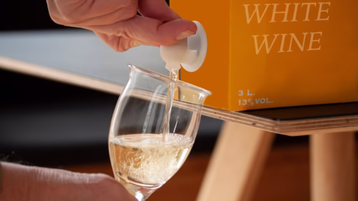 vitt vin box