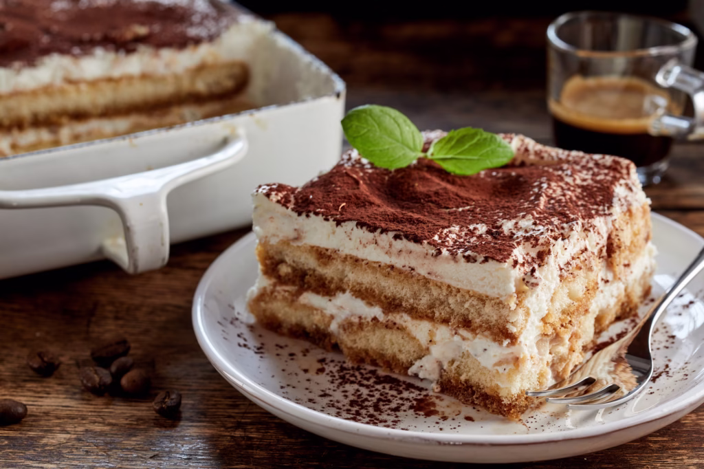Tiramisu som visar hållbarhet och förvaring.